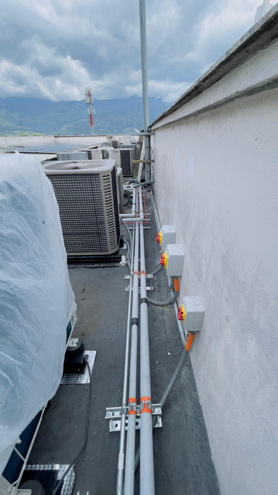 Sistema HVAC Terraza — proyecto de RAC Ingeniería & Construcciones